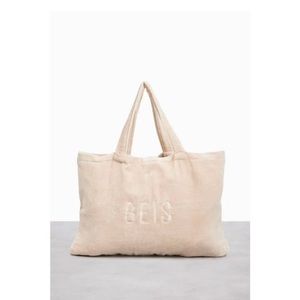 BEIS Cream Tote Bag Discontinued style very rare